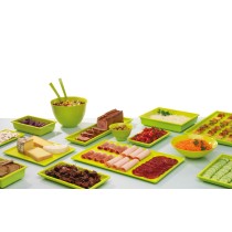 Plat GN1/1 vert mélamine 53 cm Vestah Platex