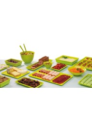 Plat GN1/1 vert mélamine 53 cm Vestah Platex