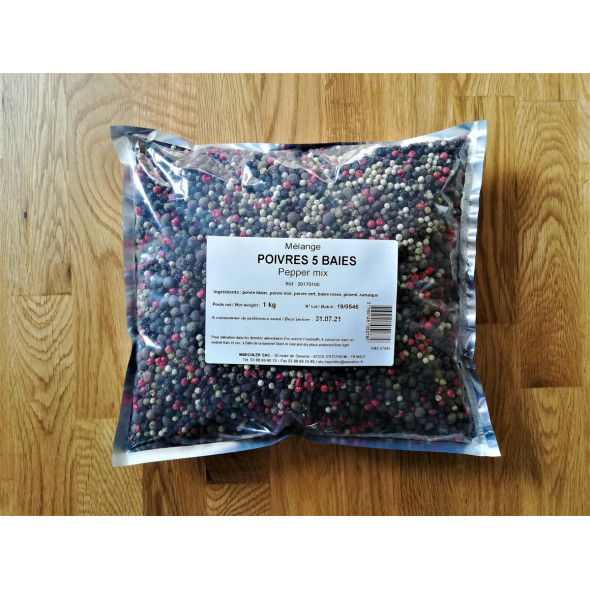 Mélange poivre 5 baies 1,1 kg