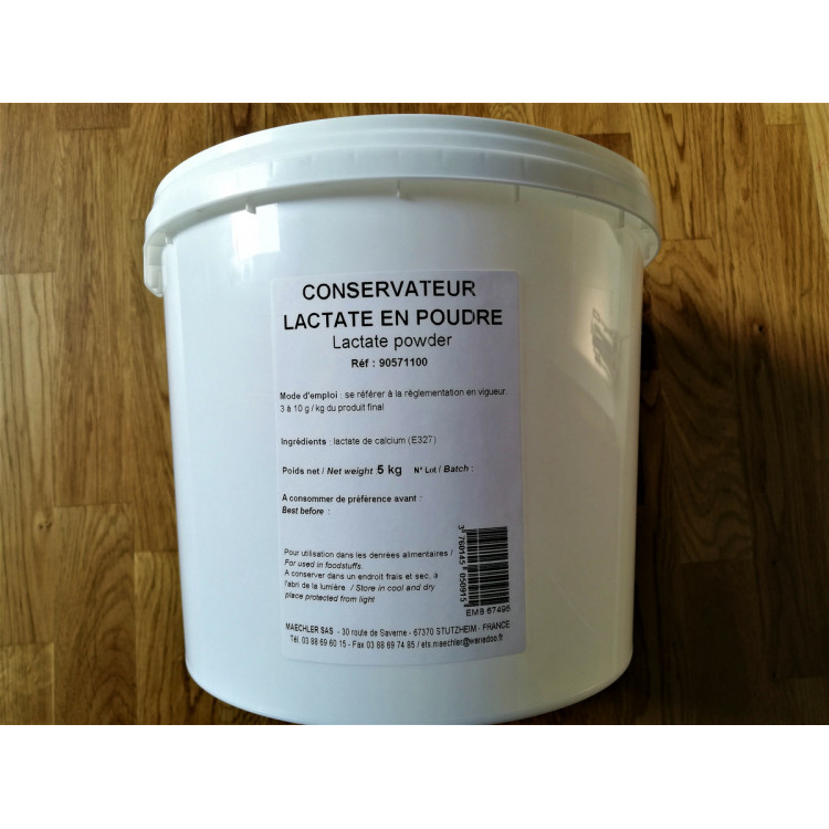 Conservateur lactate poudre 5 kg