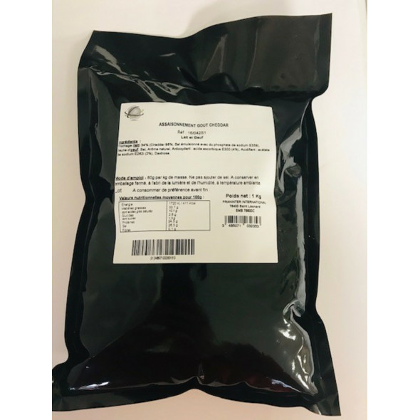 Assaisonnement goût cheddar 1000 kg
