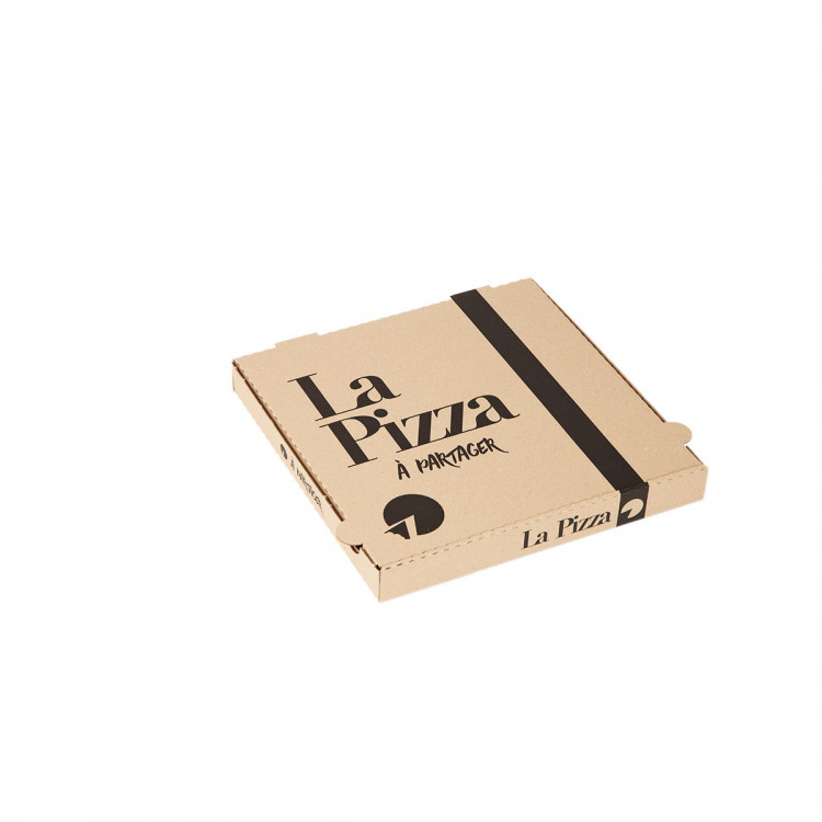 Boîte à pizza brun 29x29x3,5 cm Earth Essentials (100 pièces)