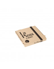 Boîte à pizza brun 29x29x3,5 cm Earth Essentials (100 pièces)
