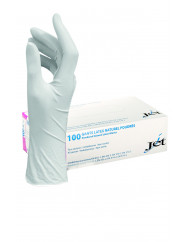 Gants latex poudrés transparent XL (100 pièces)