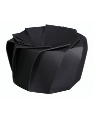 Boîte traiteur rond noir Ø 15 cm 8 cm 1100 ml Lotus Lelu (100 pièces)