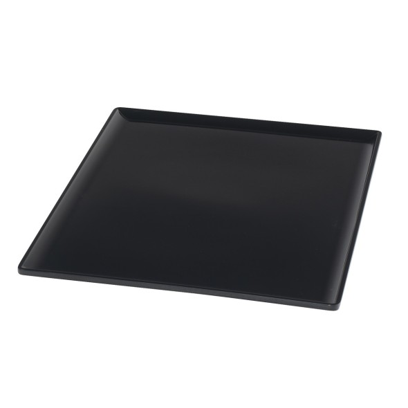 Plat GN1/1 noir mélamine 53 cm Vestah Platex