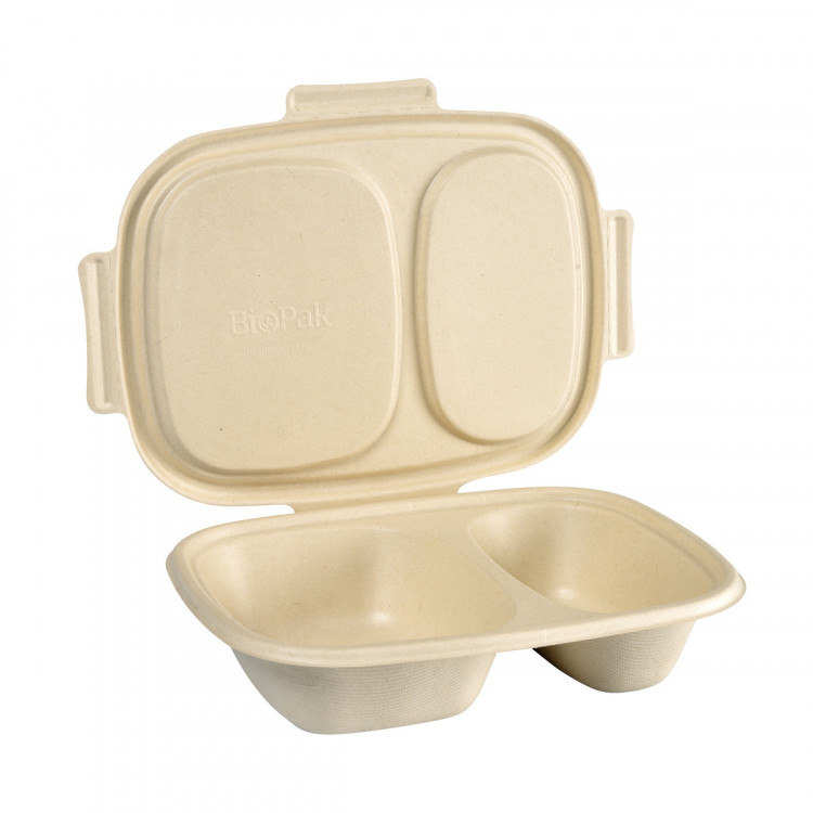 Boîte repas 42,6x30,4x5,6 cm 90 cl Duni (50 pièces)