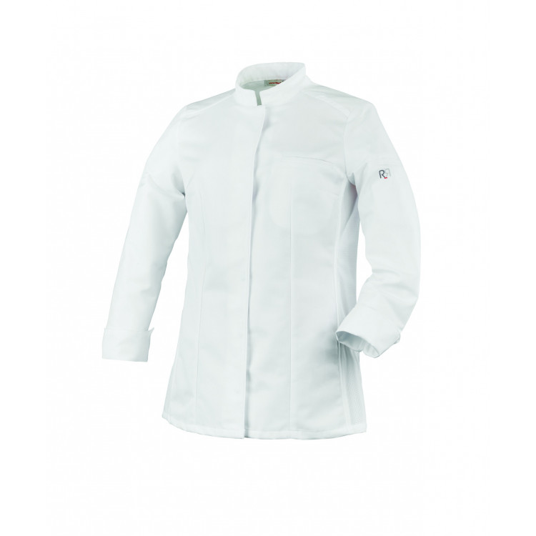 Veste femme manches longues blanc T1 Elbax Robur