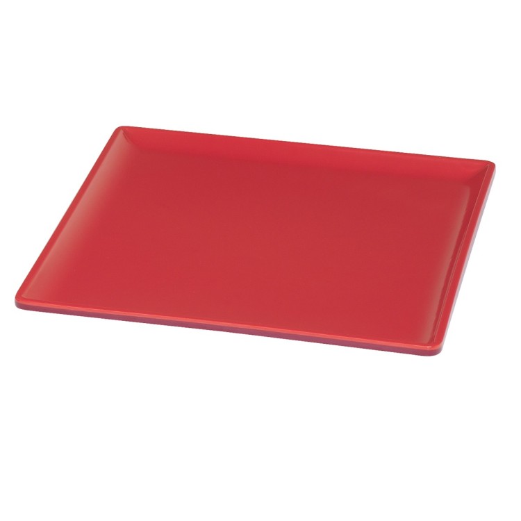 Plat GN1/2 rouge mélamine 32,5 cm Vestah Platex
