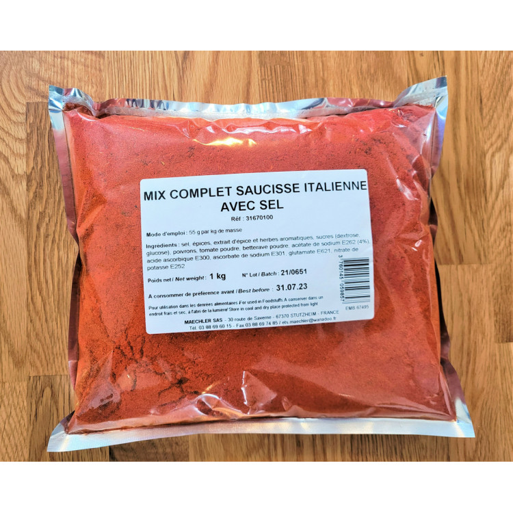 Mix complet saucisse italienne orange sachet