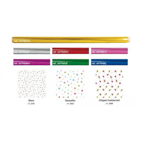 Bobine film rose plastique