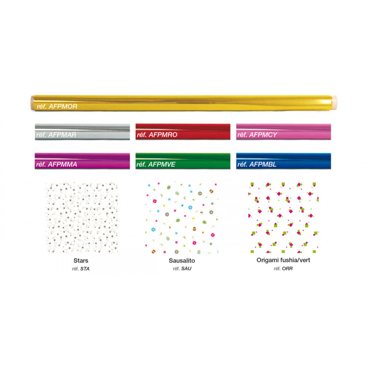 Bobine film rose plastique