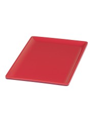 Plat GN1/3 rouge mélamine 32,5 cm Vestah Platex