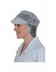 Casquette résille blanc (100 pièces)