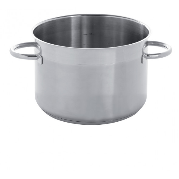Braisière inox Sans revêtement Sans couvercle Ø 36 cm 21 cm 21,3 L Qualiplus Pro.cooker