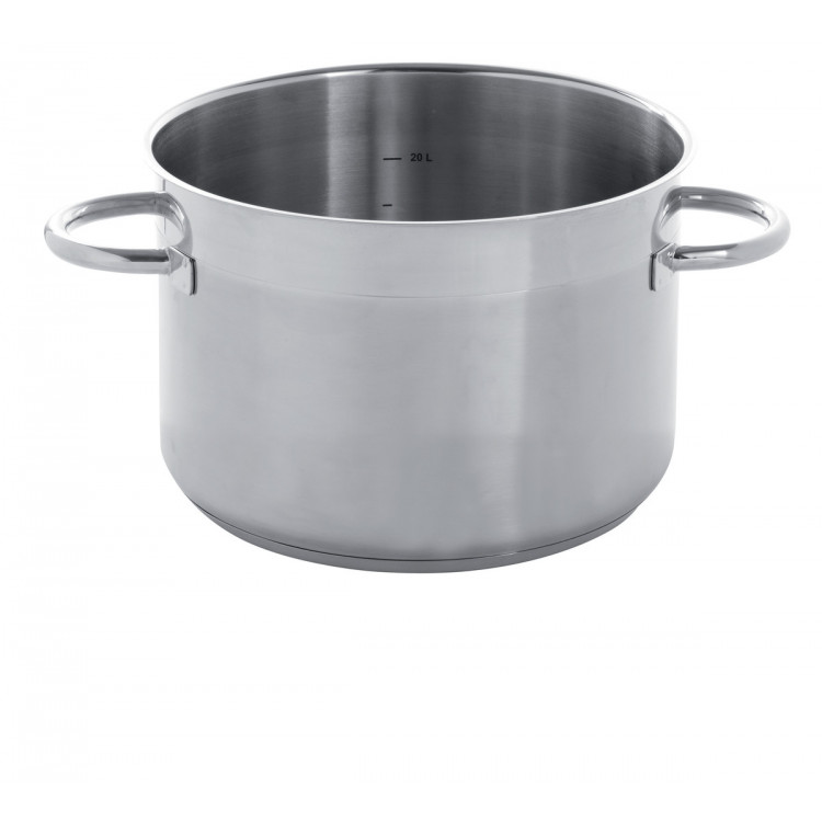 Braisière inox Sans revêtement Sans couvercle Ø 36 cm 21 cm 21,3 L Qualiplus Pro.cooker