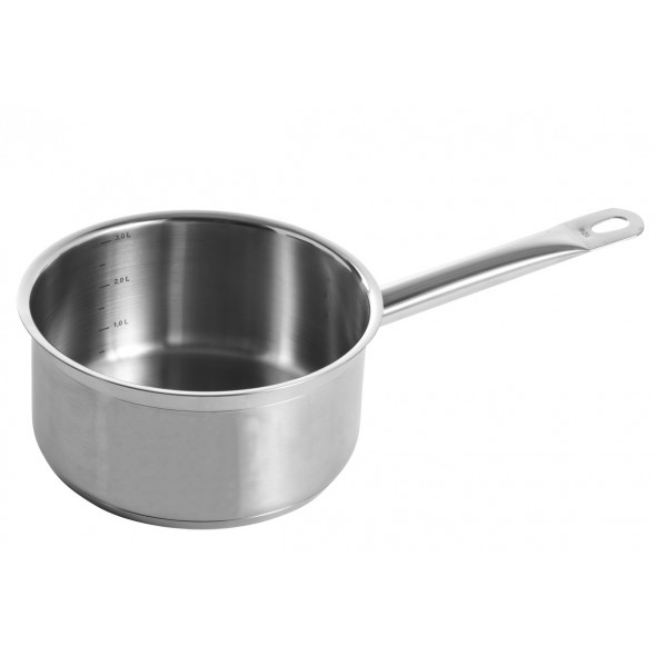 Casserole inox Ø 16 cm 8 cm 1,6 L Qualiplus Pro.cooker