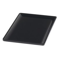 Plat GN1/3 noir mélamine 32,5 cm Vestah Platex
