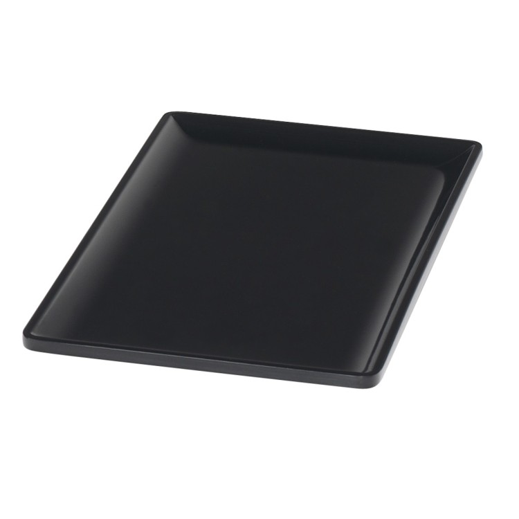 Plat GN1/3 noir mélamine 32,5 cm Vestah Platex