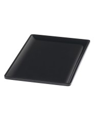 Plat GN1/3 noir mélamine 32,5 cm Vestah Platex