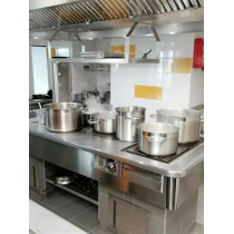 Marmite inox Sans revêtement Sans couvercle Ø 40 cm 40 cm 50 L Qualiplus Pro.cooker