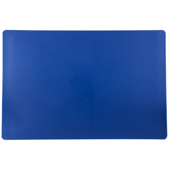 Planche à découper polyéthylène haute densité (pehd) bleu 60x40 cm Pâtissier Sans rigole Non réversible Pro.cooker