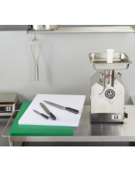 Planche à découper polyéthylène haute densité (pehd) vert 60x40 cm Pâtissier Sans rigole Non réversible Pro.cooker