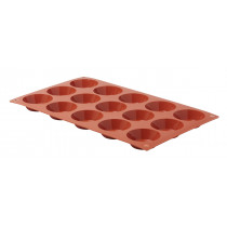 Plaque 15 tartelettes silicone GN 1/3 29,5x17,5x1,5 cm Pro.cooker