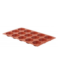 Plaque 15 tartelettes silicone GN 1/3 29,5x17,5x1,5 cm Pro.cooker