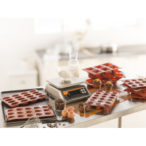Plaque 16 petit fours ovales silicone GN 1/3 29,5x17,5x2 cm Pro.cooker