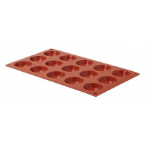 Plaque 15 mini tartelettes silicone GN 1/3 29,5x17,5x1 cm Pro.cooker