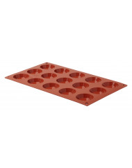 Plaque 15 mini tartelettes silicone GN 1/3 29,5x17,5x1 cm Pro.cooker