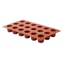 Plaque 18 mini cannelés silicone GN 1/3 29,5x17,5x3,5 cm Pro.cooker