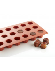 Plaque 18 mini cannelés silicone GN 1/3 29,5x17,5x3,5 cm Pro.cooker