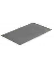 Plaque de cuisson non perforé aluminium GN 2/1 65x53 cm 2 mm Bords non pincés De Buyer