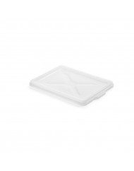 Couvercle pour caisse pleine blanc plastique 30x40x3 cm Gilac