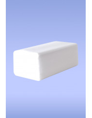 Essuie-mains blanc ouate de cellulose 21x23 cm (15 pièces)