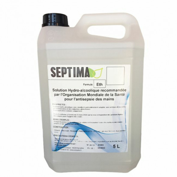 Gel hydroalcoolique 5 L