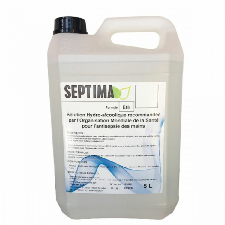 Gel hydroalcoolique 5 L