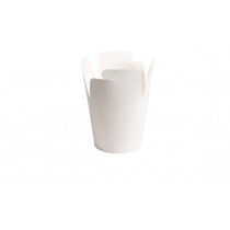 Pot blanc Ø 14 cm 96 cl (50 pièces)