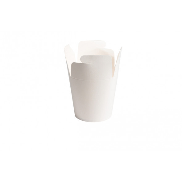 Pot blanc Ø 14 cm 96 cl (50 pièces)