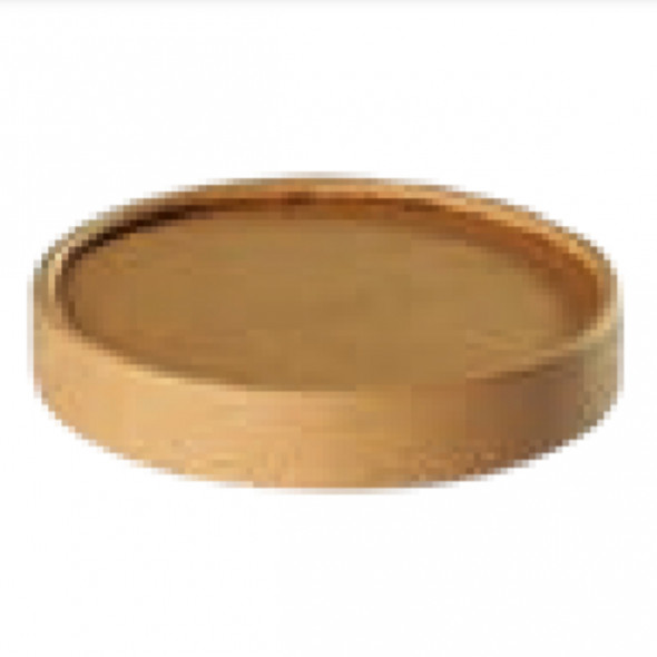 Couvercle rond marron Ø 9 cm (25 pièces)