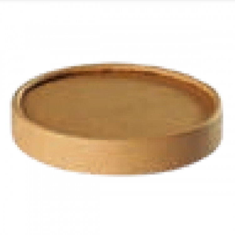 Couvercle rond marron Ø 9 cm (25 pièces)