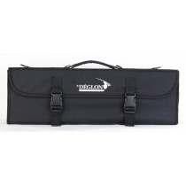 Trousse à couteaux rigide pliable avec 10 emplacements polyester 50 cm x 16 mm 10 éléments Deglon