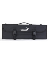 Trousse à couteaux rigide pliable avec 10 emplacements polyester 50 cm x 16 mm 10 éléments Deglon