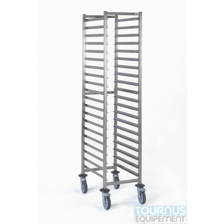 Chariot inox sens largeur GN 1/1 20 niveaux Tournus