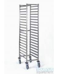 Chariot inox sens largeur GN 1/1 20 niveaux Tournus