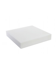 Billot polyéthylène haute densité (pehd) blanc 60x60x10 cm Sans rigole Non réversible