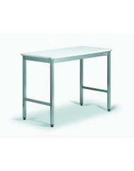 Table de découpe inox 150x60x90 cm Sans dosseret Sans étagère Tournus