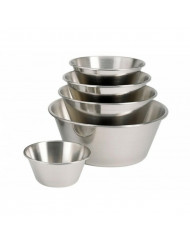 Bassine à fond plat inox Ø 36 cm 15 cm 11,5 L De Buyer